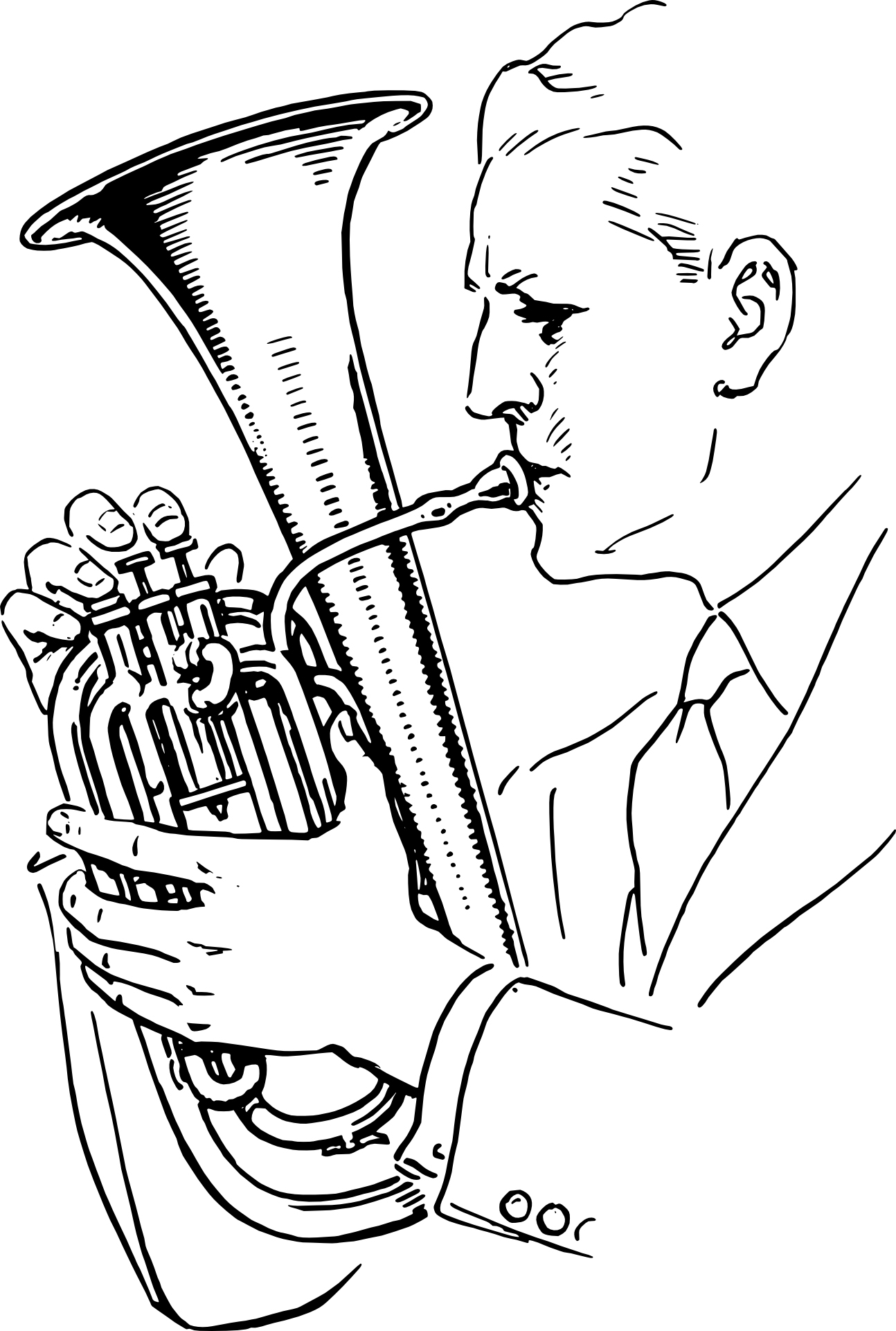 Horn spielen