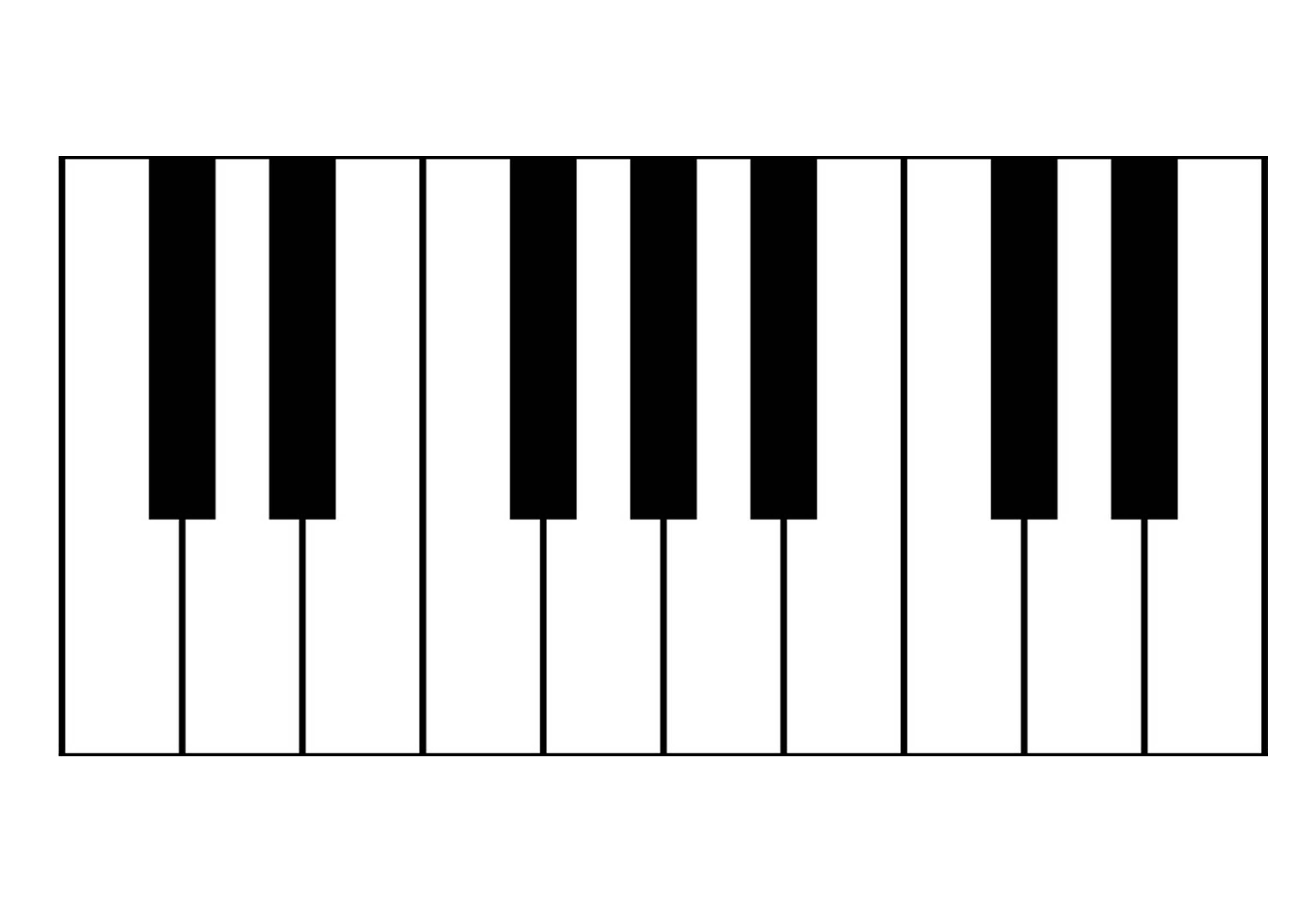 Klaviertastatur - Musik für Kinder